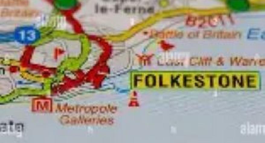 Map of Folkestone 